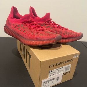 Yeezy 350 compact red size 11.5.